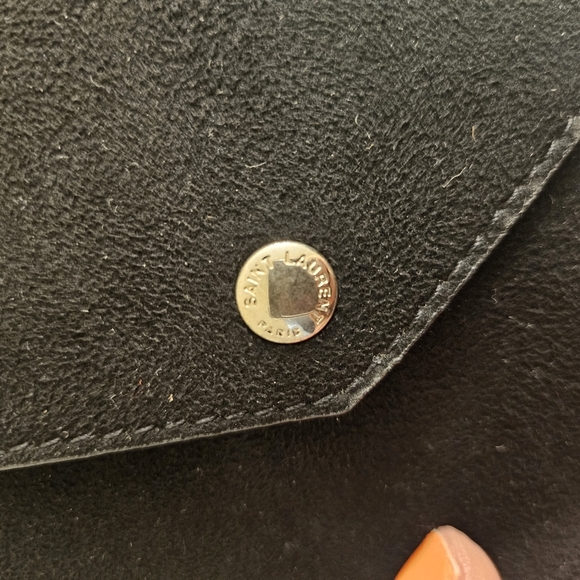 Saint Laurent Black Leather Teddy Bucket Bag - Picture 11 of 13